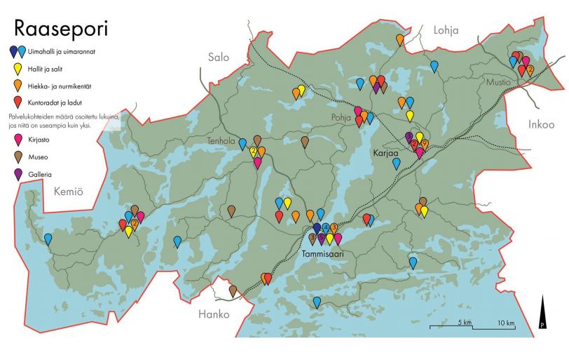 Palveluverkkoselvityksen tulokset – Raasepori